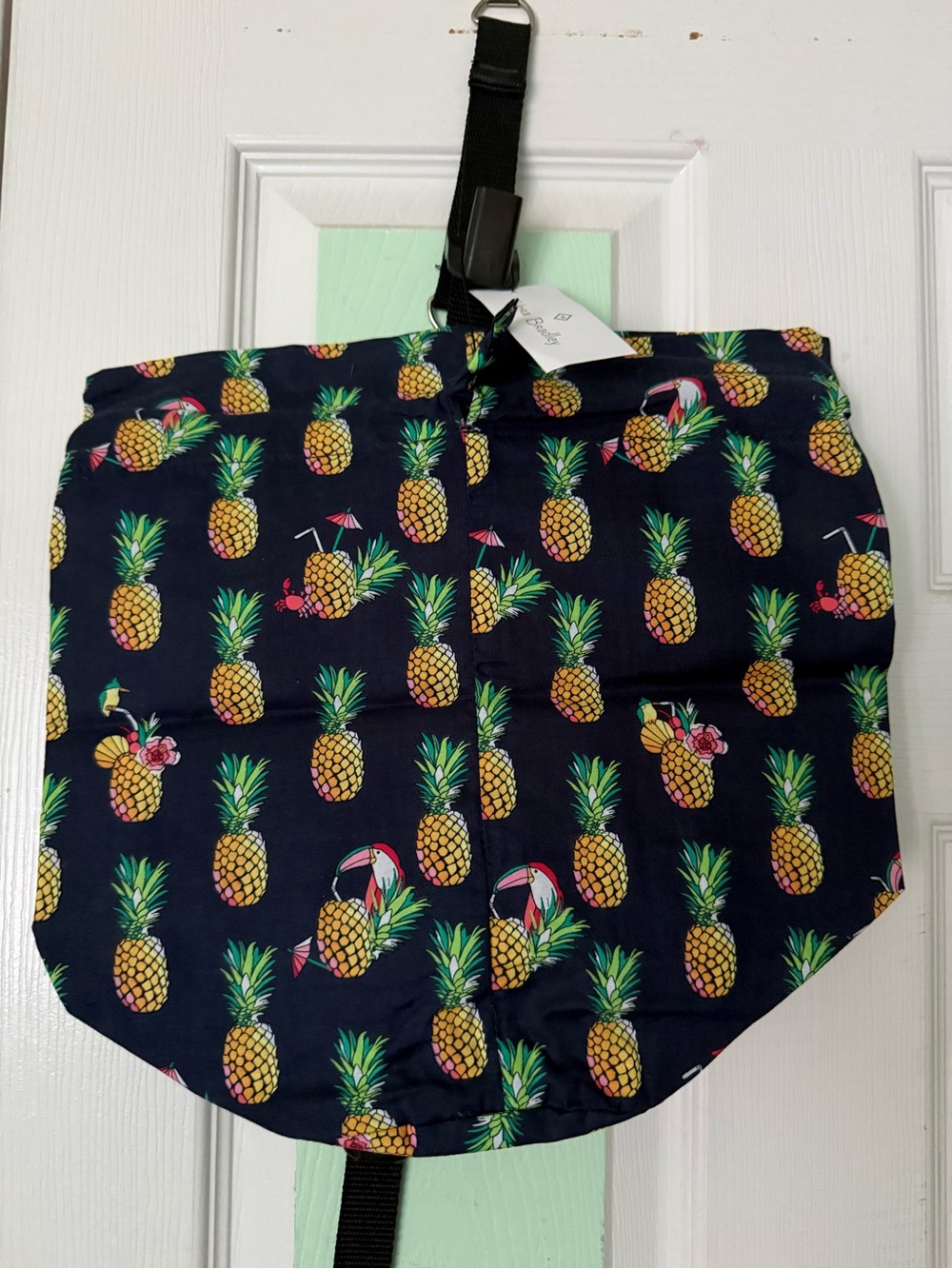 *NEW* Vera Bradley Toucan Party Navy Pineapple Travel Bag/ Laundry Bag